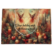 Erstellen Sie Ihre eigenen Viktorianischen Weihnac Große Geschenktüte (Vorderseite)