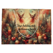 Erstellen Sie Ihre eigenen Viktorianischen Weihnac Große Geschenktüte (Rückseite)