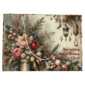 Erstellen Sie Ihre eigenen Viktorianischen Weihnac Große Geschenktüte (Rückseite)