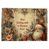 Erstellen Sie Ihre eigenen Viktorianischen Weihnac Große Geschenktüte (Rückseite)