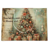 Erstellen Sie Ihre eigenen Viktorianischen Weihnac Große Geschenktüte (Vorderseite)