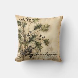 Erstellen Sie Ihre eigenen Vintagen Dunkelwinterbe Kissen