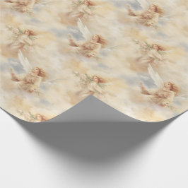 Erstellen Sie Ihre eigenen Vintagen Engel mit Gold Geschenkpapier