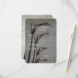 Erstellen Sie Ihre eigenen Vintagen X-Ray Sepia Ca RSVP Karte