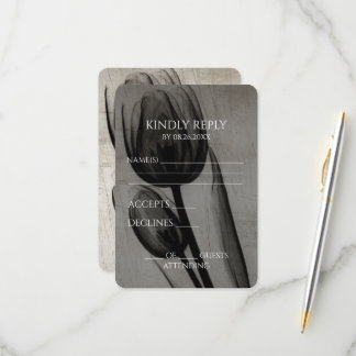 Erstellen Sie Ihre eigenen Vintagen X-Ray Sepia Tu RSVP Karte