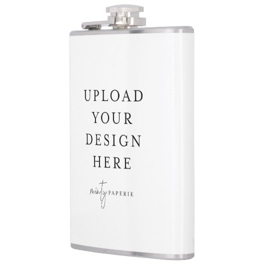 Erstellen Sie Ihre eigenen Vinyl ummantelt 8oz. Me Flachmann (Links)