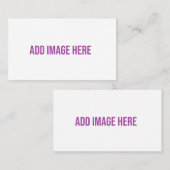 Erstellen Sie Ihre eigenen Visitenkarte (Vorne/Hinten)