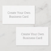 Erstellen Sie Ihre eigenen Visitenkarte (Vorne/Hinten)