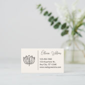 Erstellen Sie Ihre eigenen Visitenkarten Visitenkarte (Stehend Vorderseite)