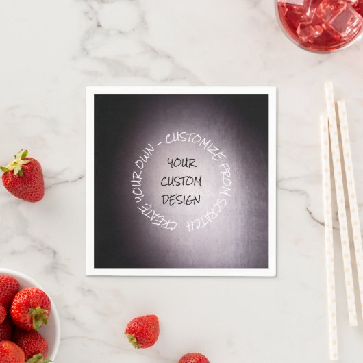 Erstellen Sie Ihre eigenen, vollständig angepasste Serviette (Beispiel)