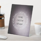 Erstellen Sie Ihre eigenen, vollständig angepasste Sockelschild (In SItu)