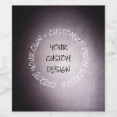 Erstellen Sie Ihre eigenen, vollständig angepasste Weinetikett (Einzelnes Label)