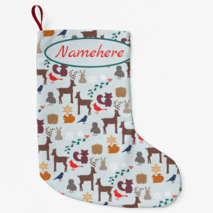Erstellen Sie Ihre eigenen Waldkreaturen Kleiner Weihnachtsstrumpf