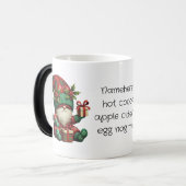 Erstellen Sie Ihre eigenen Weihnachten Kariert Gno Verwandlungstasse (Vorderseite Links)