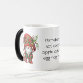 Erstellen Sie Ihre eigenen Weihnachten Karierten G Verwandlungstasse (Vorderseite Links)