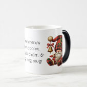 Erstellen Sie Ihre eigenen Weihnachten Karierten G Verwandlungstasse (VorderseiteRechts)