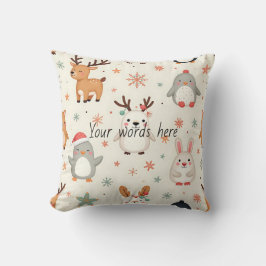 Erstellen Sie Ihre eigenen Weihnachts Kawaii Tiere Kissen