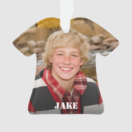 Erstellen Sie Ihre eigenen Weihnachts- oder Feiert Ornament (Vorderseite)