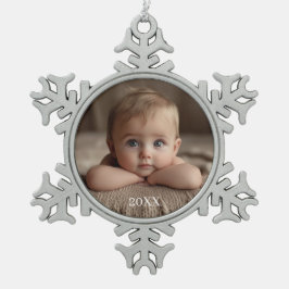 Erstellen Sie Ihre eigenen Weihnachts- oder Feiert Schneeflocken Zinn-Ornament