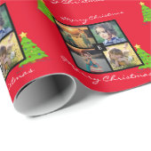 Erstellen Sie Ihre eigenen Weihnachtsfeiertage für Geschenkpapier (Rolleneckpunkt)