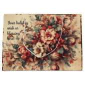 Erstellen Sie Ihre eigenen Weihnachtsfeiertage Wei Große Geschenktüte (Vorderseite)