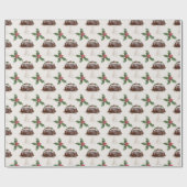 Erstellen Sie Ihre eigenen Weihnachtsfiguren Puddi Geschenkpapier (Flach)