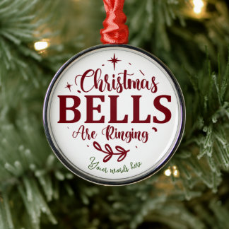 Erstellen Sie Ihre eigenen Weihnachtsglocken kling Ornament Aus Metall