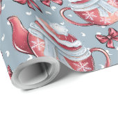 Erstellen Sie Ihre eigenen Weihnachtsteppiche Geschenkpapier (Rolleneckpunkt)