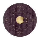 Erstellen Sie Ihre eigenen Weine & Gold Himmelspla Schneidebrett (Vorderseite)