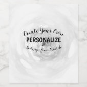 Erstellen Sie Ihre eigenen Weinetikett (Einzelnes Label)