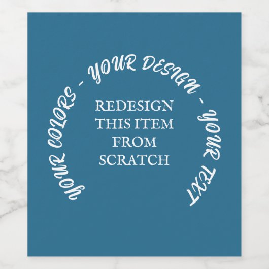 Erstellen Sie Ihre eigenen Weinetikett (Einzelnes Label)