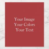 Erstellen Sie Ihre eigenen Weinetikett (Einzelnes Label)