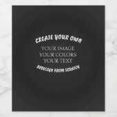 Erstellen Sie Ihre eigenen Weinetikett (Einzelnes Label)