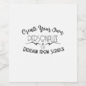 Erstellen Sie Ihre eigenen Weinetikett (Einzelnes Label)