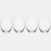 Erstellen Sie Ihre eigenen Weinglas Ohne Stiel (Links)