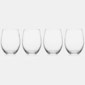 Erstellen Sie Ihre eigenen Weinglas Ohne Stiel (Rechts)