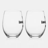 Erstellen Sie Ihre eigenen Weinglas Ohne Stiel (Rechts)