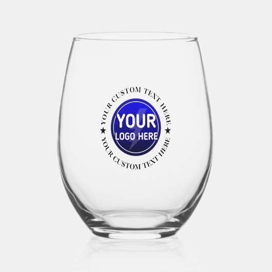 Erstellen Sie Ihre eigenen Weinglas Ohne Stiel (Vorderseite)