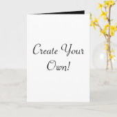 Erstellen Sie Ihre eigenen Weiß- und Schwarzwurzel Karte (Gelbe Blume)