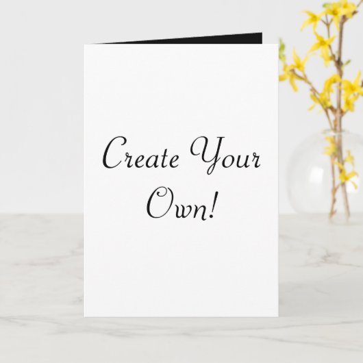 Erstellen Sie Ihre eigenen Weiß- und Schwarzwurzel Karte (Gelbe Blume)