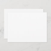 Erstellen Sie Ihre eigenen weißen Glückwunschkarte Postkarte (Vorne/Hinten)