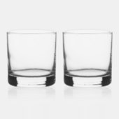 Trinkgeschirr Stil: Whiskyglas mit Druck, Set: 2er Set, Größe: 355 ml (Rechts)