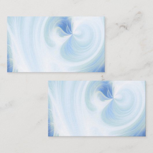 Erstellen Sie Ihre eigenen White Light Wirbel - Bl Visitenkarte (Vorne/Hinten)