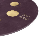 Erstellen Sie Ihre eigenen Wine & Gold Celestie Mo Schneidebrett (Ecke)