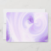 Erstellen Sie Ihre eigenen - Wirbel mit weißem Lic Save The Date (Rückseite)