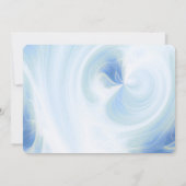 Erstellen Sie Ihre eigenen - Wirbel mit weißem Lic Save The Date (Rückseite)