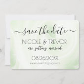 Erstellen Sie Ihre eigenen - Wirbel mit weißem Lic Save The Date (Vorderseite)