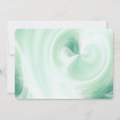 Erstellen Sie Ihre eigenen - Wirbel mit weißem Lic Save The Date (Rückseite)