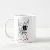 Erstellen Sie Ihre eigenen wird Ihre Brautmeistera Kaffeetasse (Links)