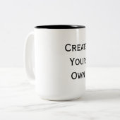 Erstellen Sie Ihre eigenen Zweifarbige Tasse (Vorderseite Links)